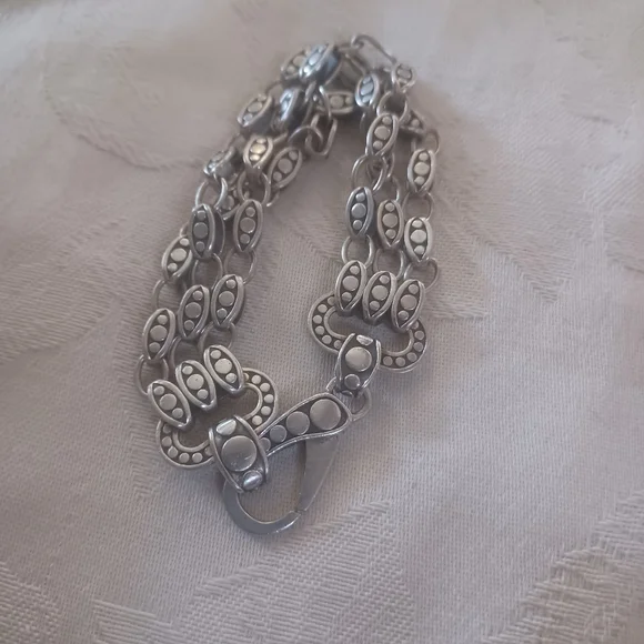 John Hardy Dot 3 Strand Link Bracelet, Sterling Silver - Picture 13 of 15